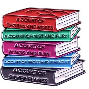 Sarah J Maas books pin, Acotar enamel pin